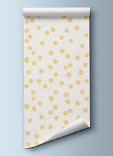 Papel de Parede Infantil - Confetti Amarelo
